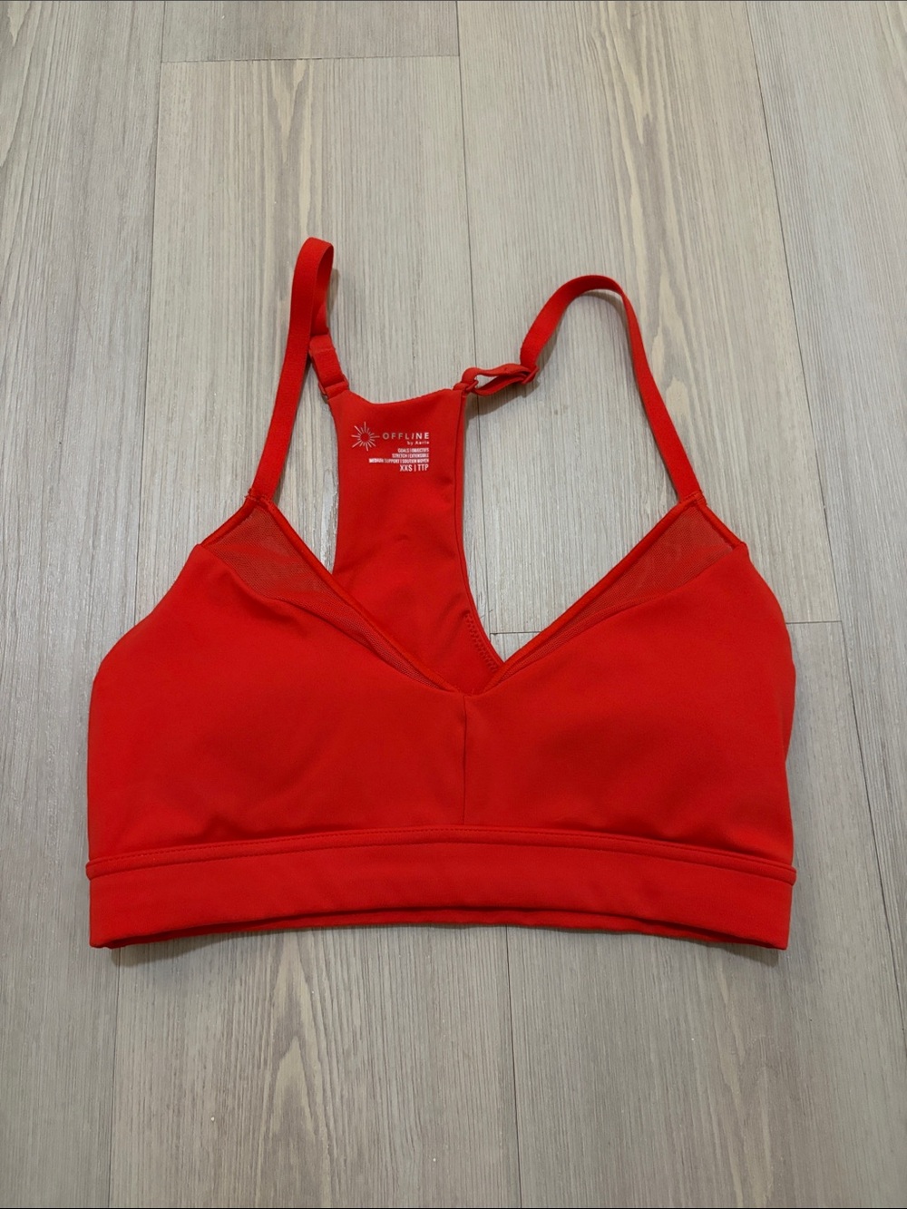 aerie Vibrant Red Racerback Bralette